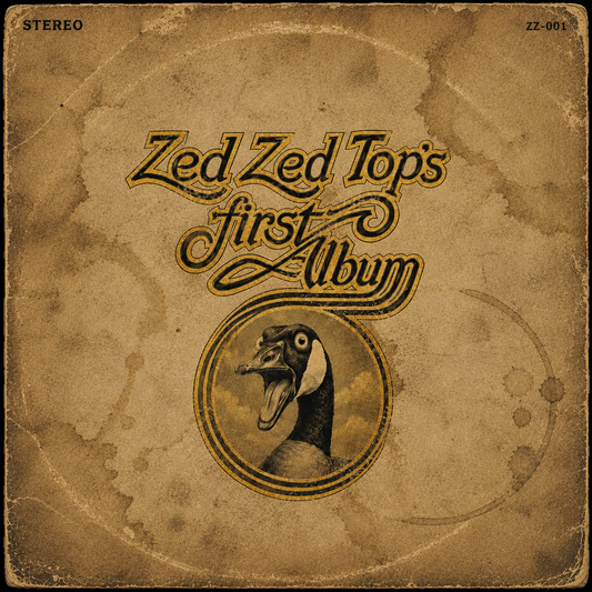 ZED ZED TOP'S FIRST ALBUM (Debut Album) - Zed Zed Top (1970)