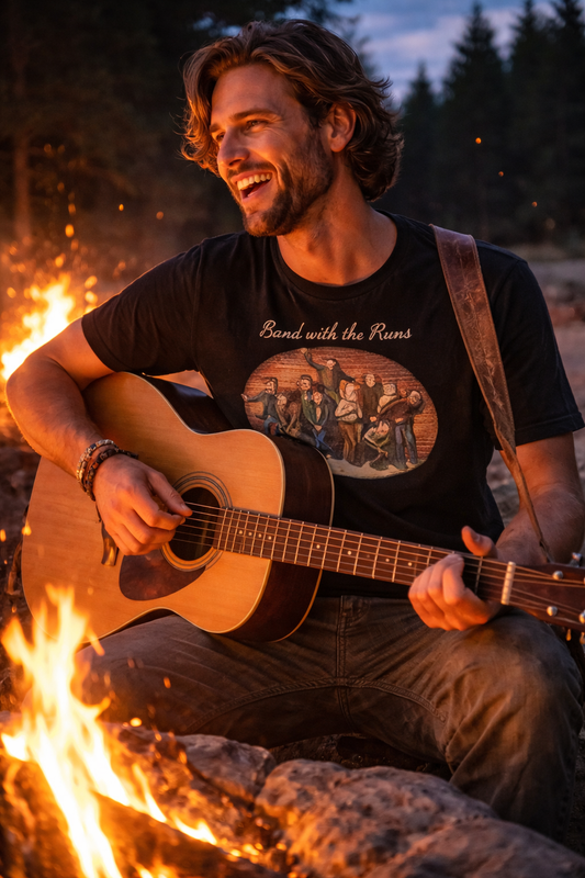 Band with the Runs - Parody Vintage Retro Rock T-Shirt