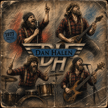 DAN HALEN (Rare Promo Cover Art) - Dan Halen (1977)