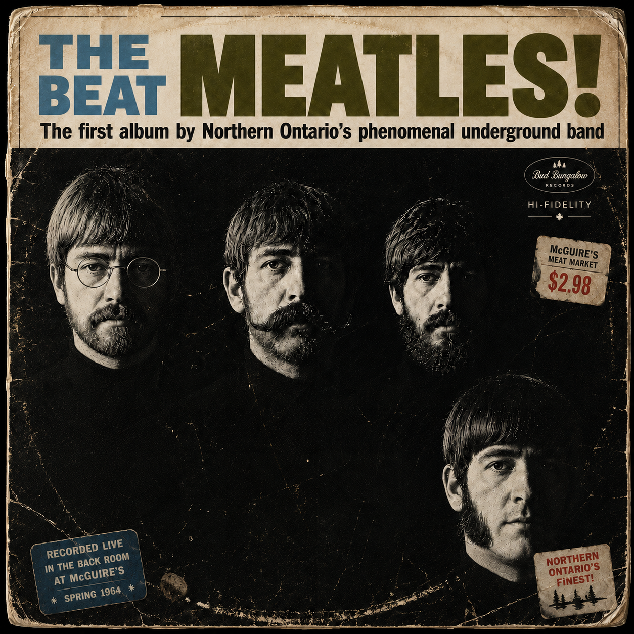 THE BEAT MEATLES (Debut Album) - The Beat Meatles (Spring 1964)